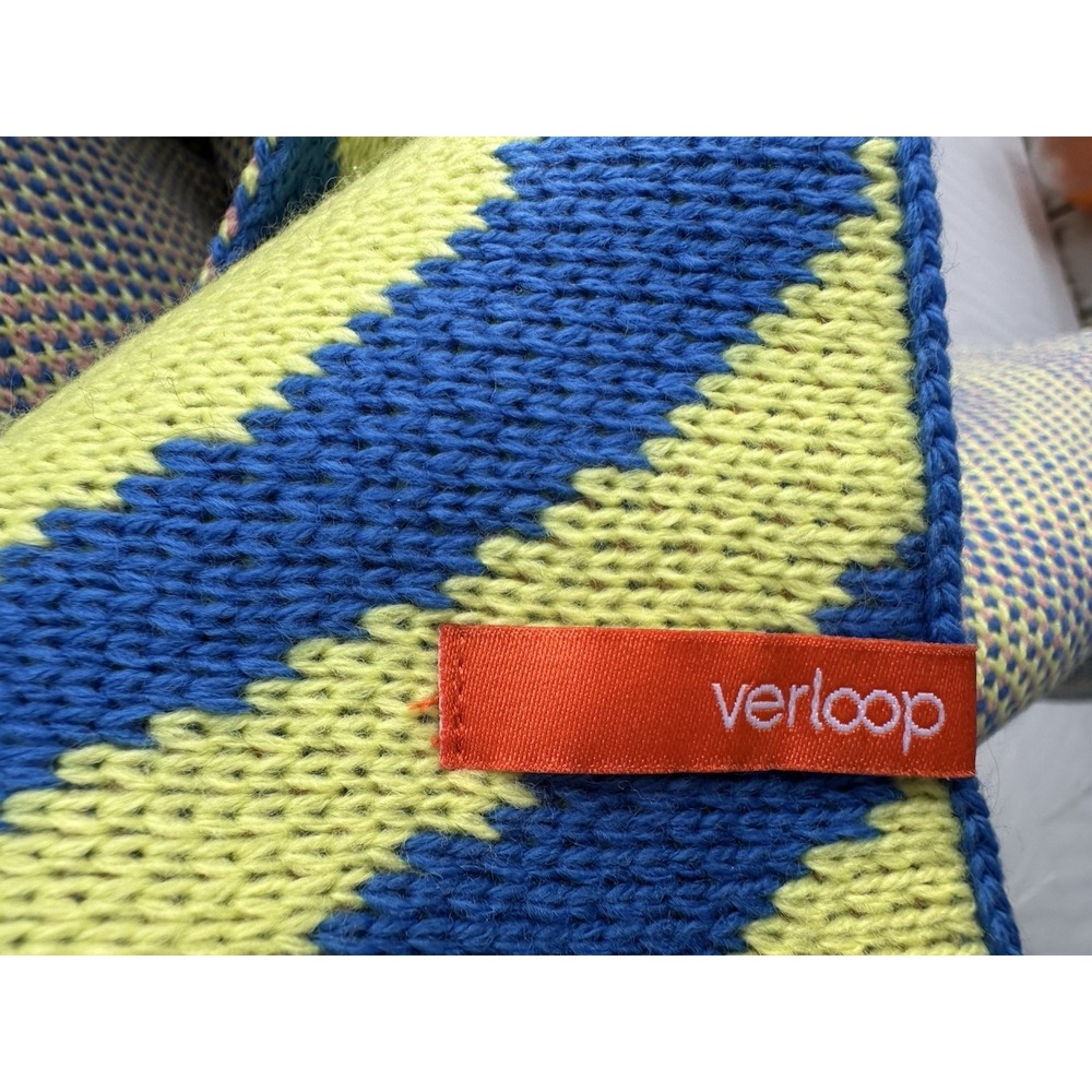 Striped Wave Knit Scarf Verloop - Picture 7 of 8